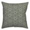 18" x 18" Leaf Swirls Indoor/Outdoor Throw Pillow